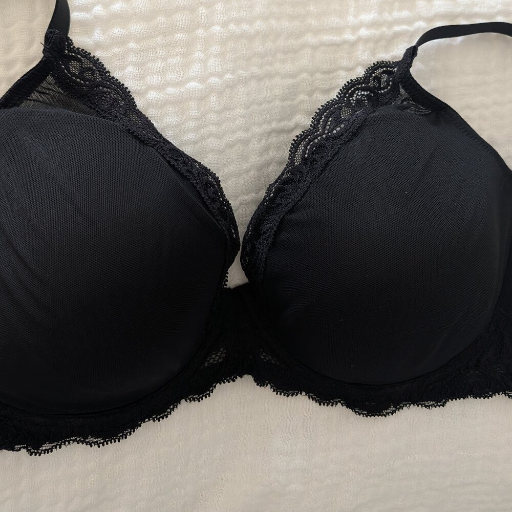 NWT Natori Women Feathers Lace Plunge T-Shirt Bra, 34G - Picture 5 of 6